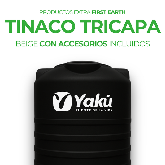 Tinaco Negro de 1200 litros