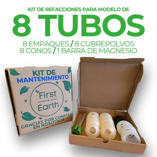 Kit para Mantenimiento First Earth de 08 tubos