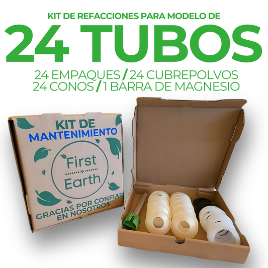 Kit para Mantenimiento First Earth de 24 tubos